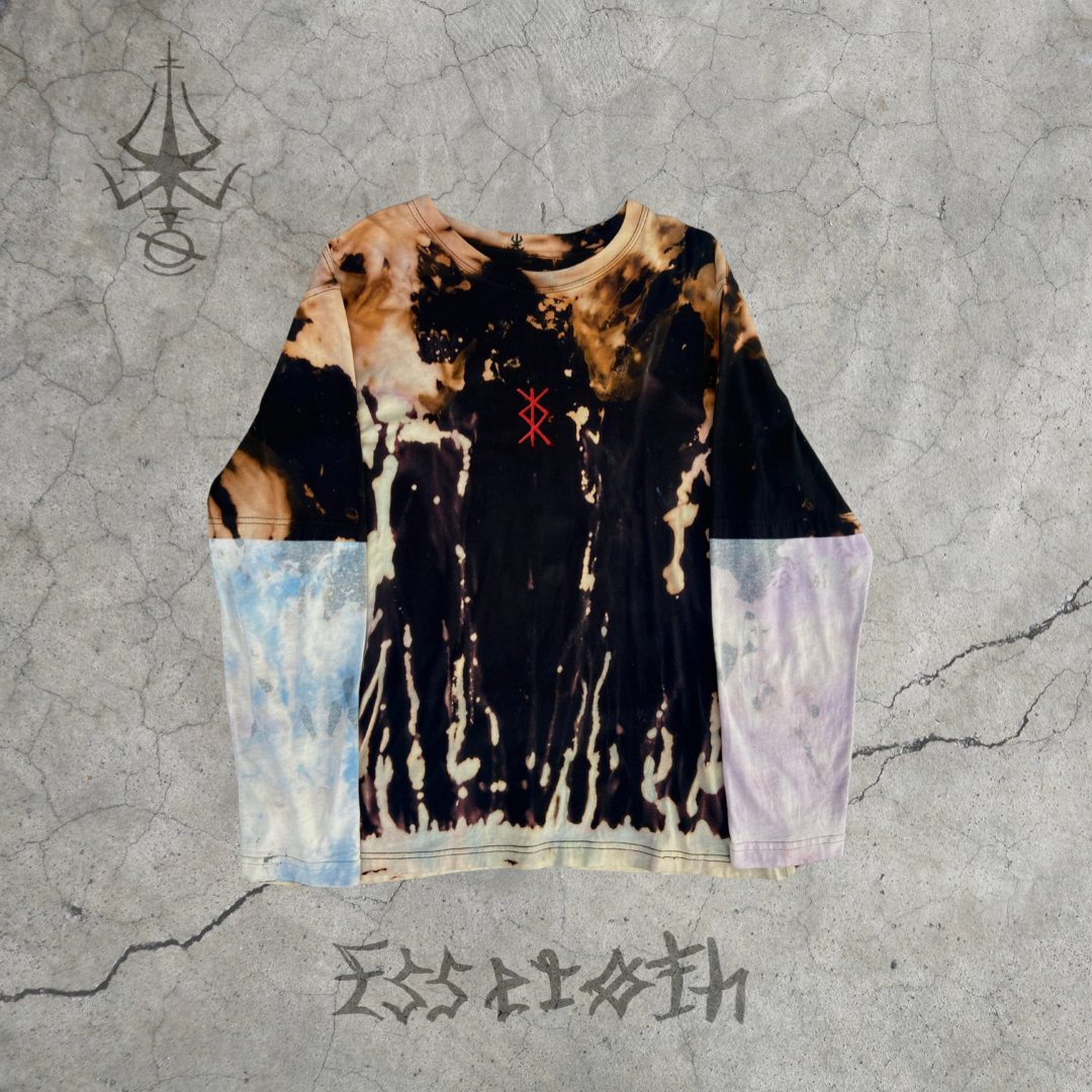 Bleach Dyed Long-Sleeve